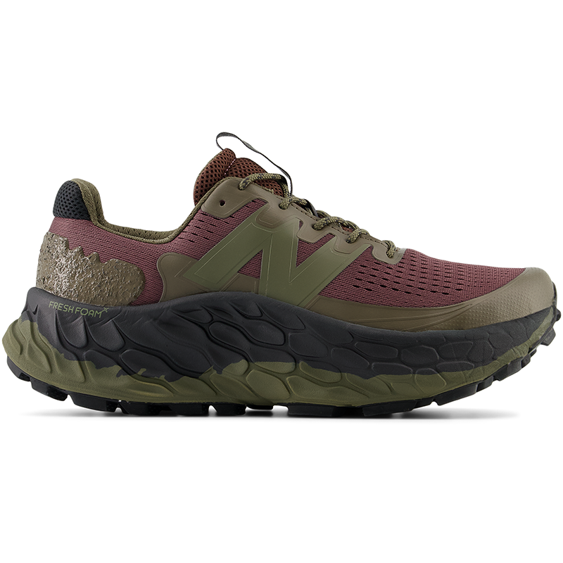 Buty męskie New Balance Fresh Foam X More Trail v3 MTMORNAD - bordowe