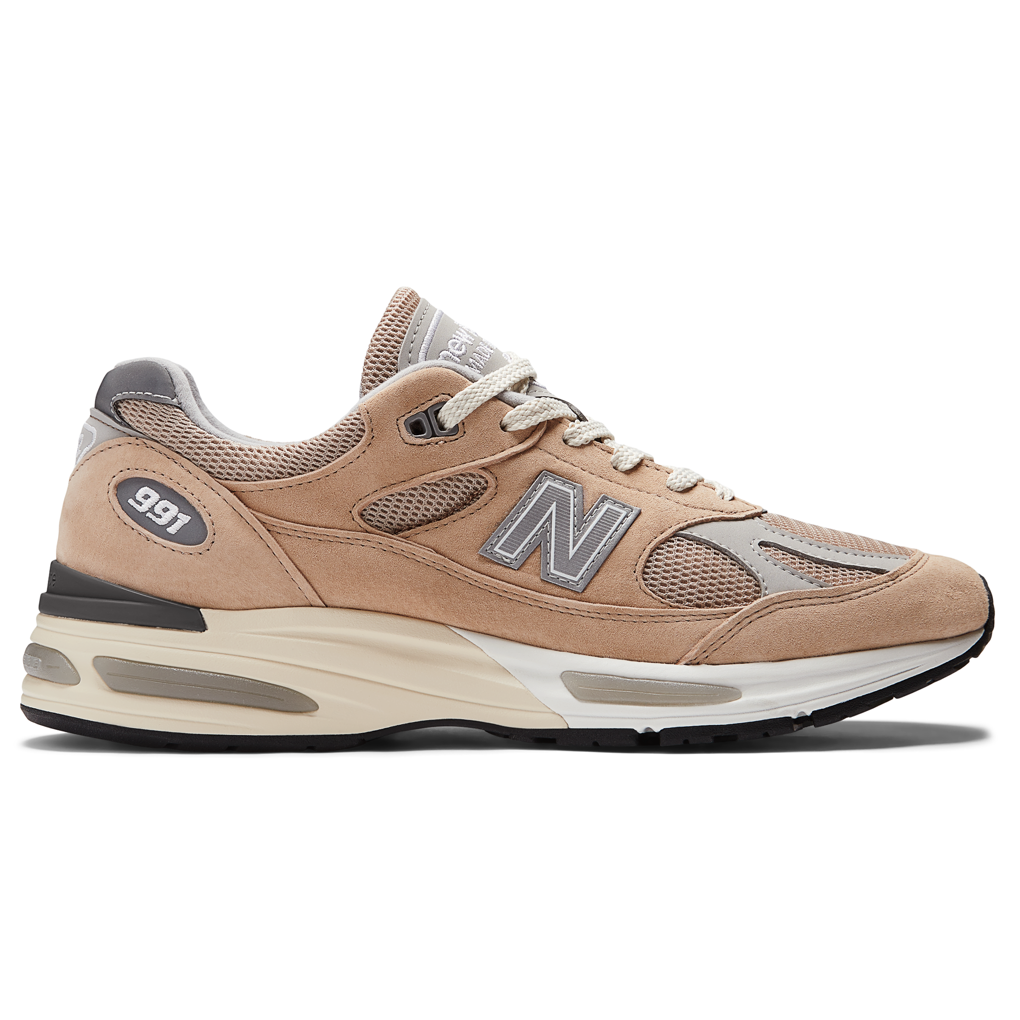 Buty unisex New Balance U991BE2 - beżowe