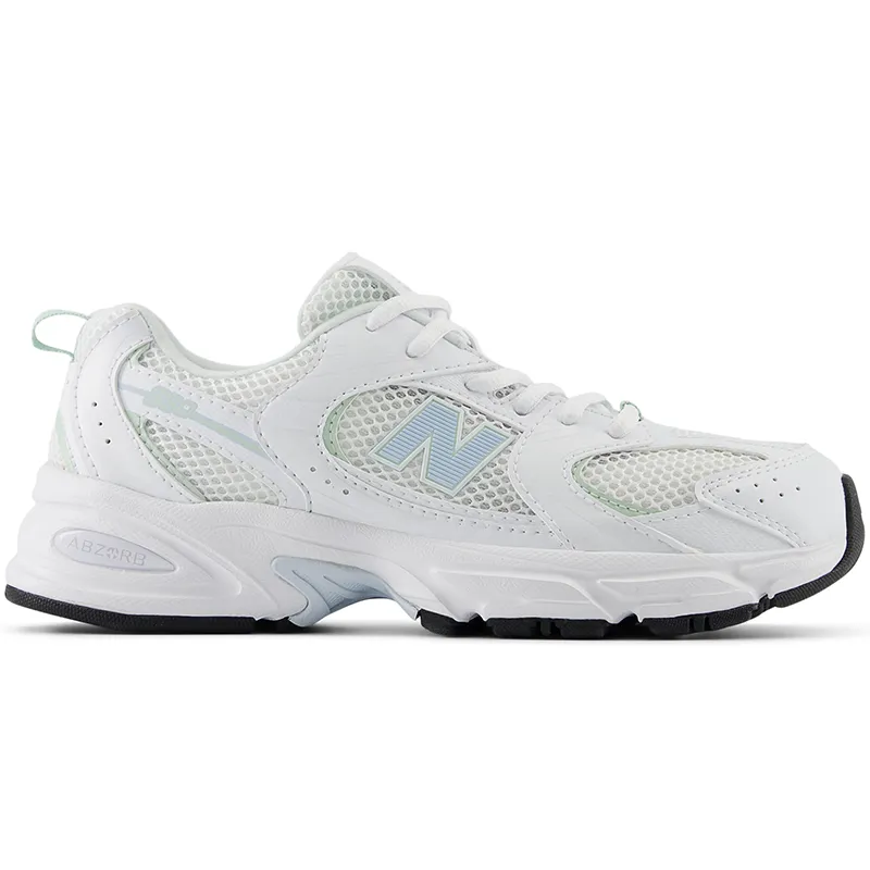 Buty dziecięce New Balance GR530SP - białe