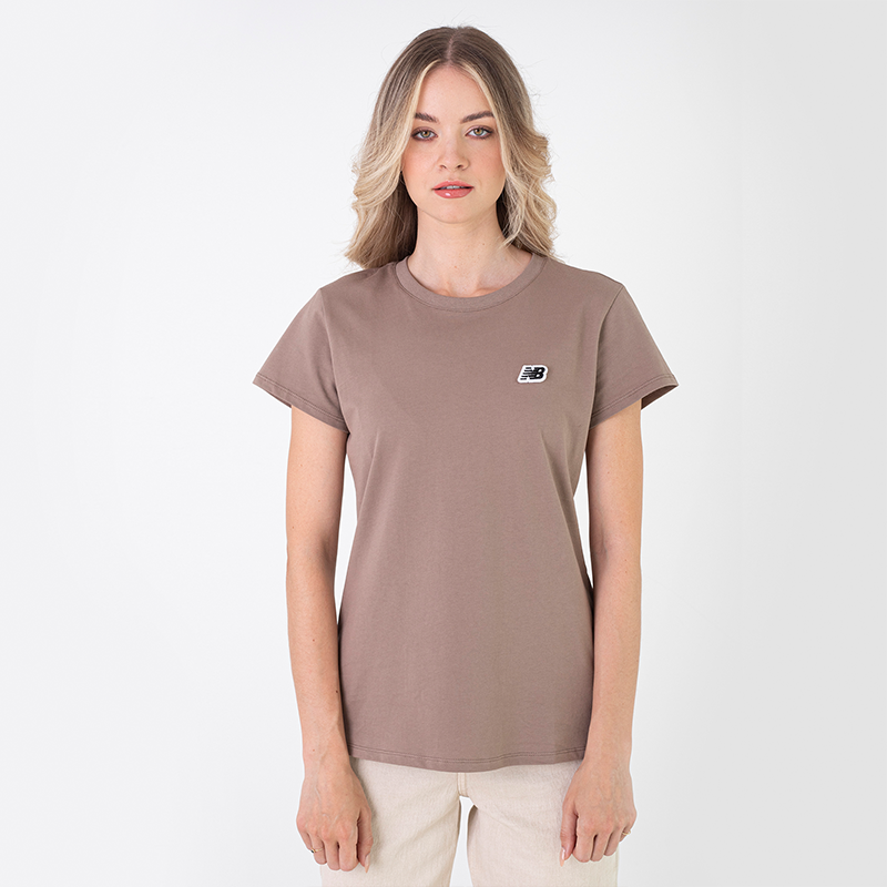 Koszulka damska New Balance WT23600MS – brązowe