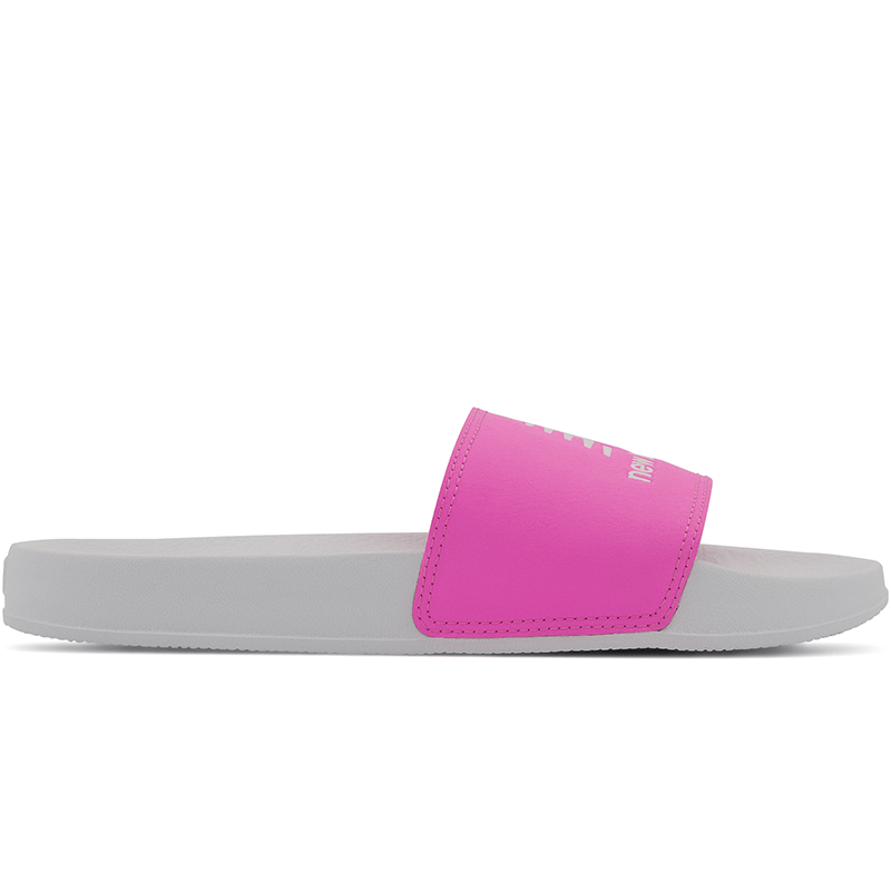 Klapki New Balance SUF50VP1 - biało-różowe