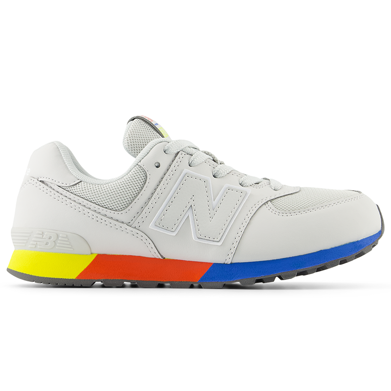 Buty dziecięce New Balance GC574MSC - szare