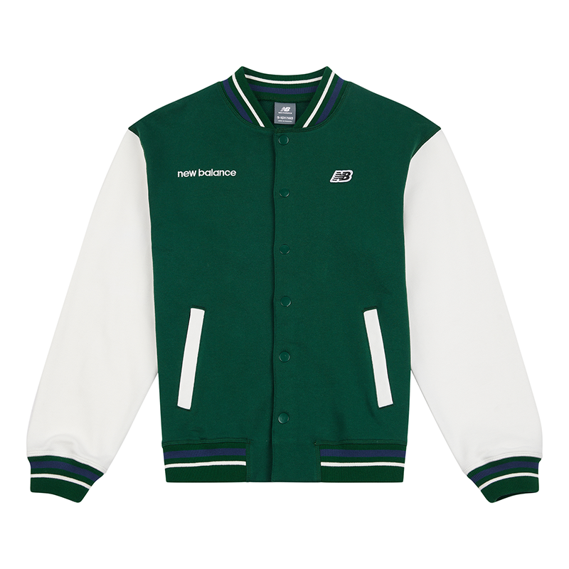 Bluza dziecięca New Balance LAKB0069NWG - zielona