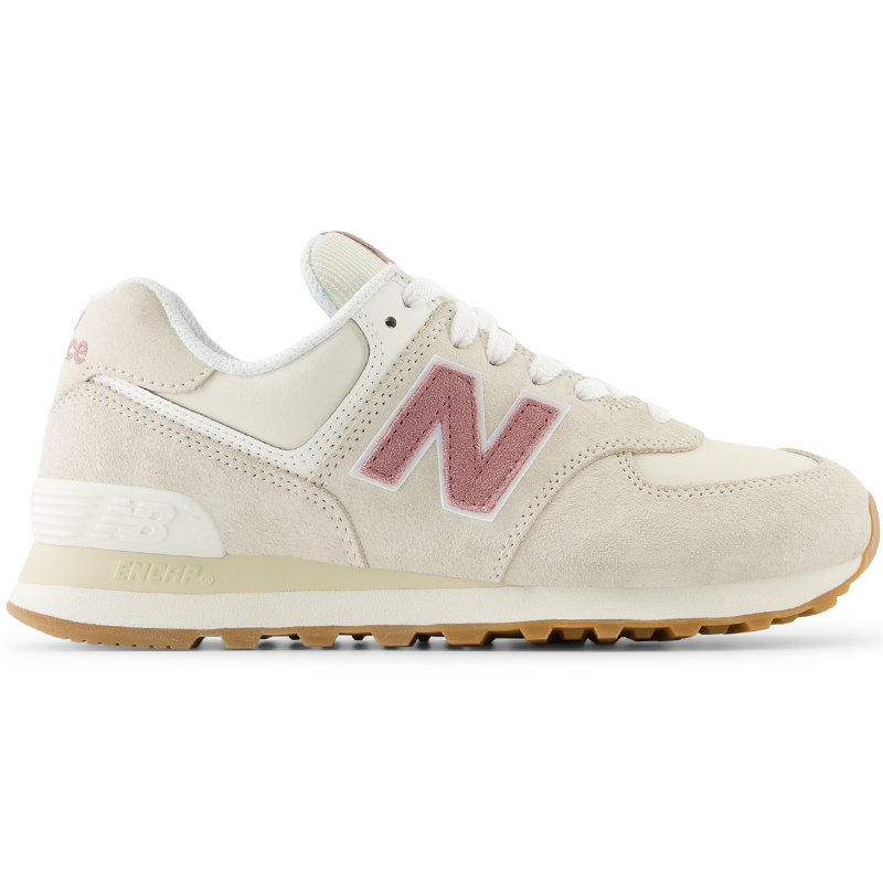 Buty damskie New Balance WL574QC2 - beżowe