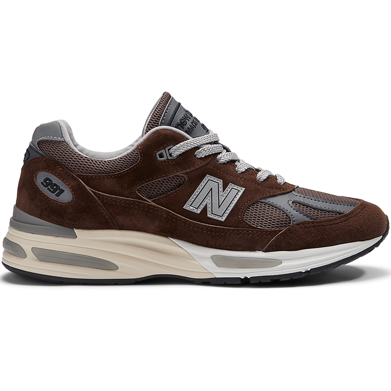 Buty unisex New Balance U991BR2 - brązowe