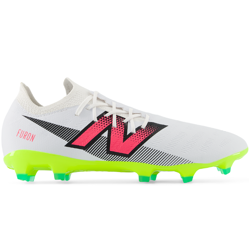 Korki męskie New Balance FURON DESTROY FG V7+ SF2FH75 - białe