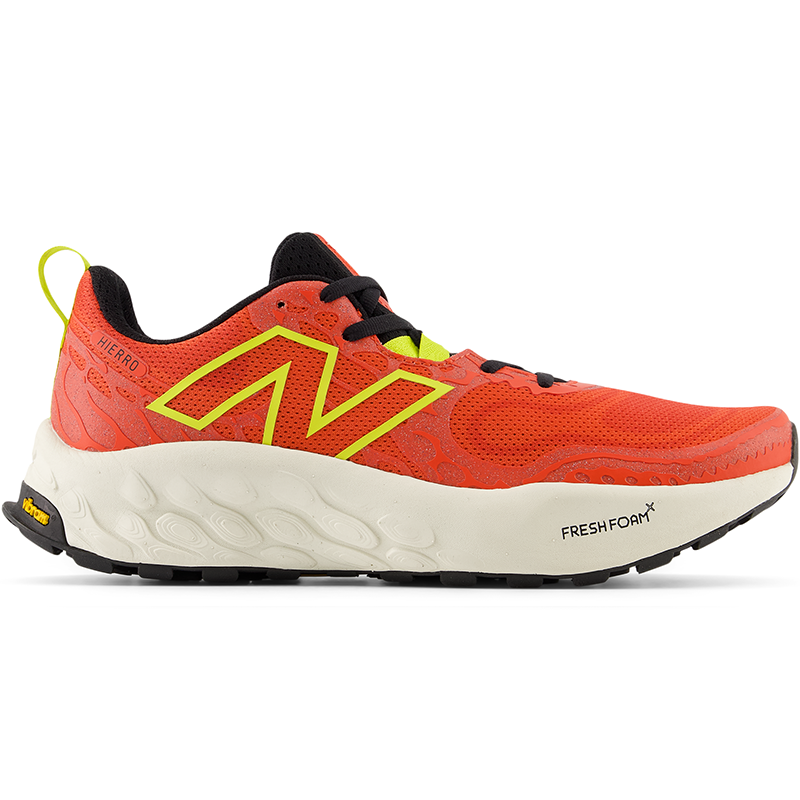 Buty męskie New Balance Fresh Foam X Hierro v8 MTHIERR8 - pomarańczowe