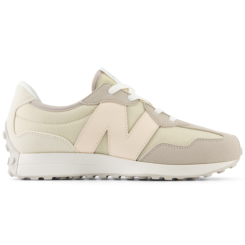 Buty dziecięce New Balance GS327FM - beżowe