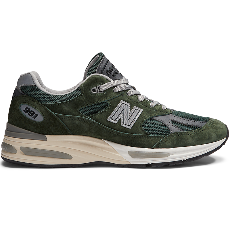 Buty męskie New Balance U991GR2 - zielone