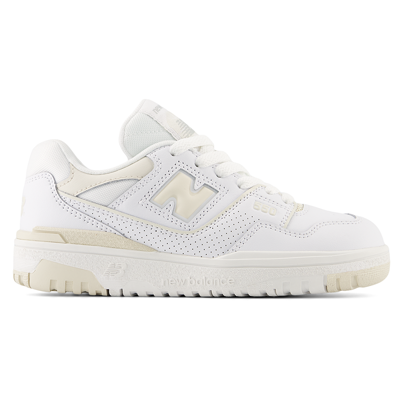 Buty dziecięce New Balance PSB550BK - białe