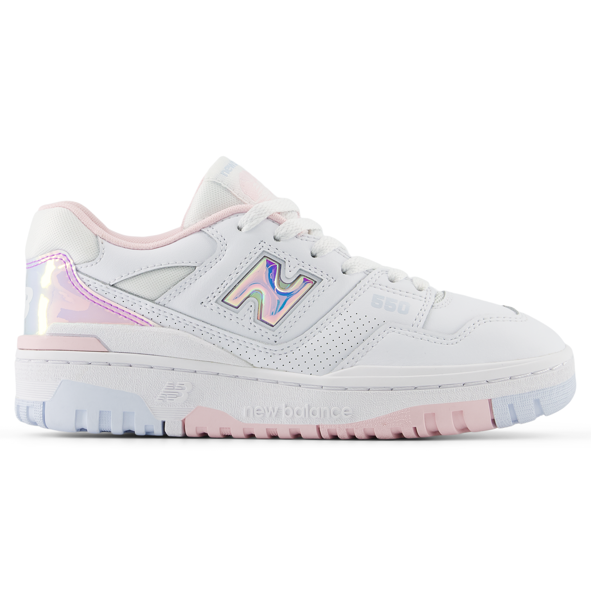 Buty dziecięce New Balance GSB550HW - białe