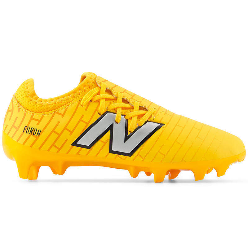 Korki dziecięce New Balance FURON V7+ DISPATCH JNR FG SJF3FZ75 - żółte