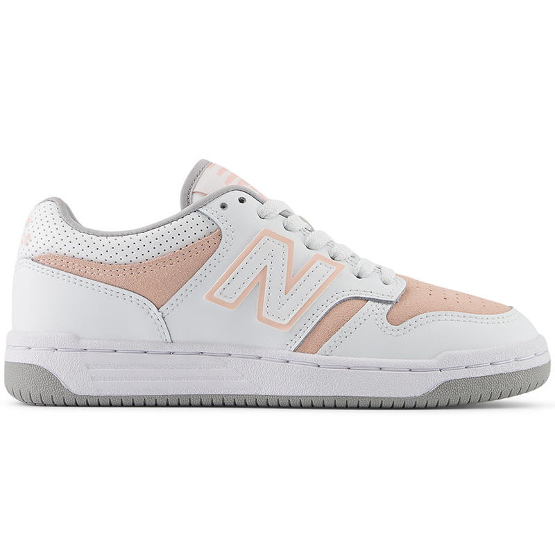 Buty dziecięce New Balance GSB480VP - białe