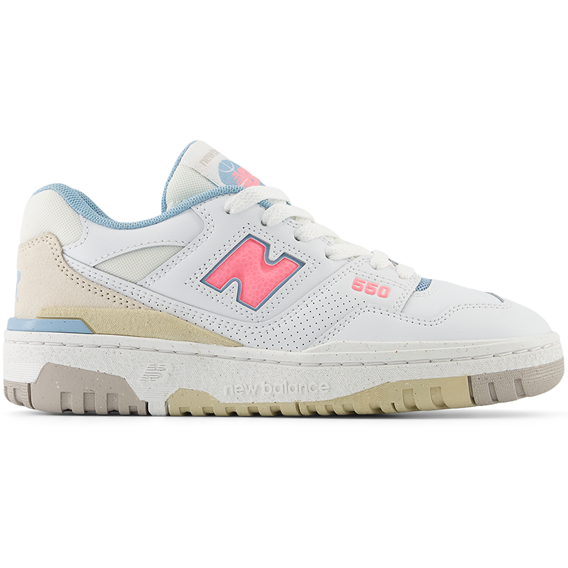 Buty dziecięce New Balance GSB550EP - białe