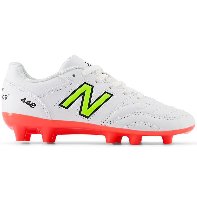 Korki dziecięce New Balance 442 ACADEMY JNR FG V2 JS43FIB2 - białe