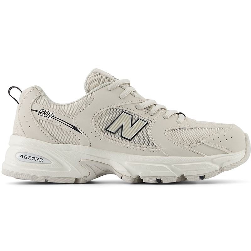 Buty dziecięce New Balance GR530SC1 - beżowe