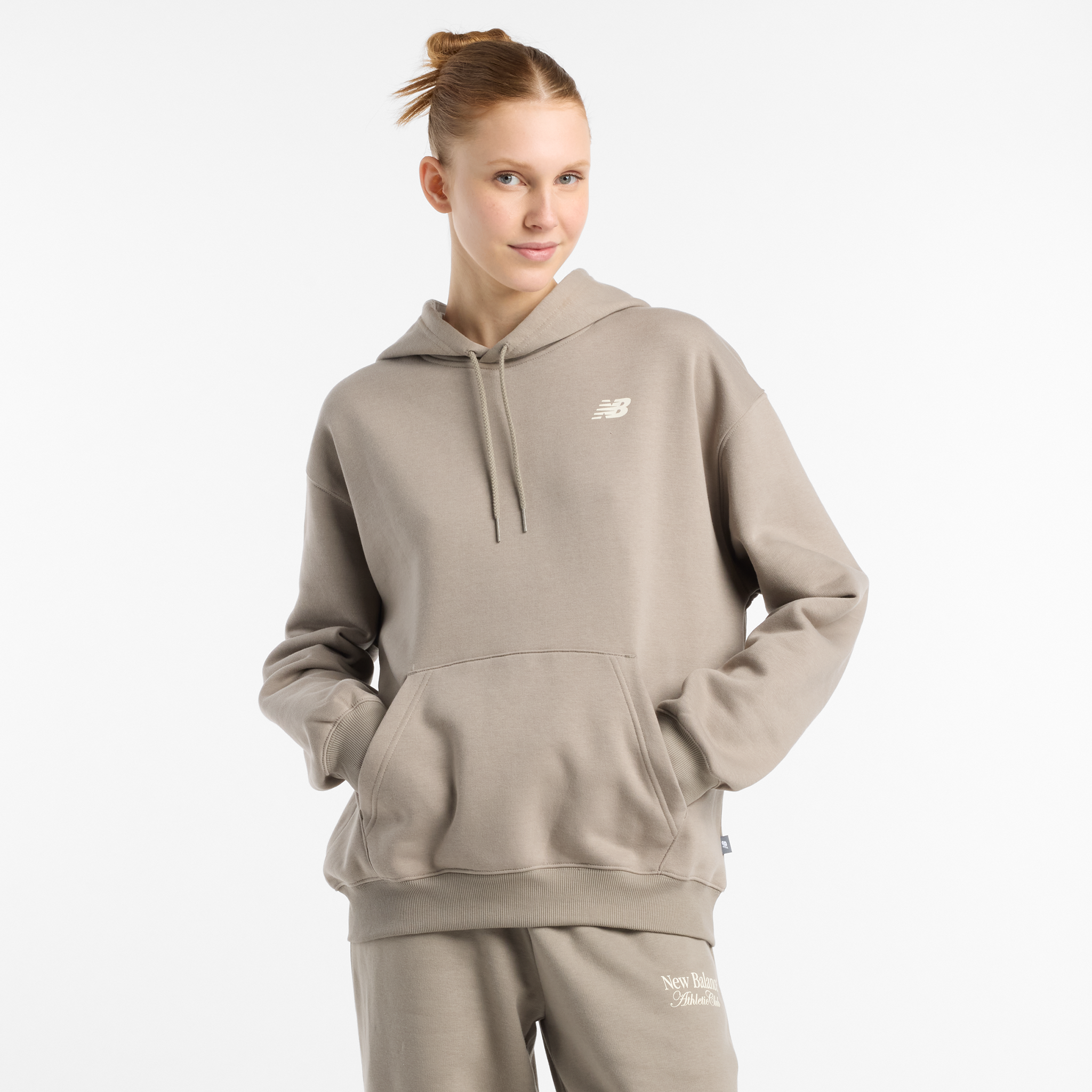 Bluza damska New Balance WT51947DOK - beżowa