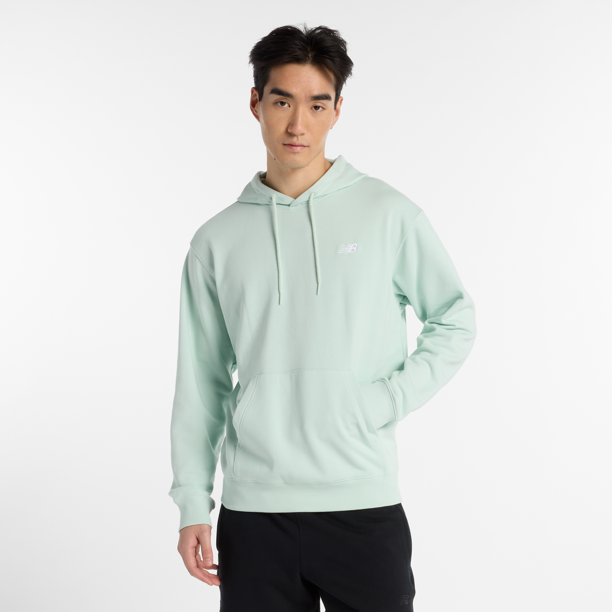 Bluza męska New Balance MT41508CYS - miętowa