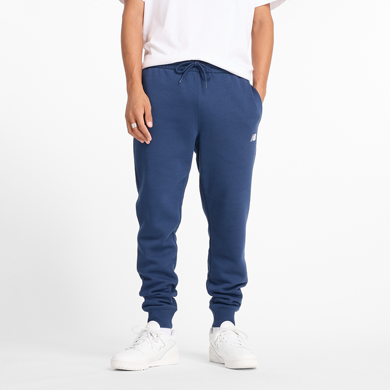 Spodnie męskie New Balance MP43904NNY - niebieskie