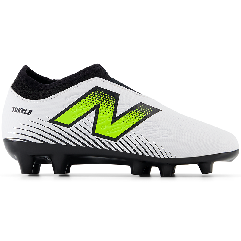 Korki dziecięce New Balance TEKELA V4+ MAGIQUE JNR FG SJT3FH45 - białe