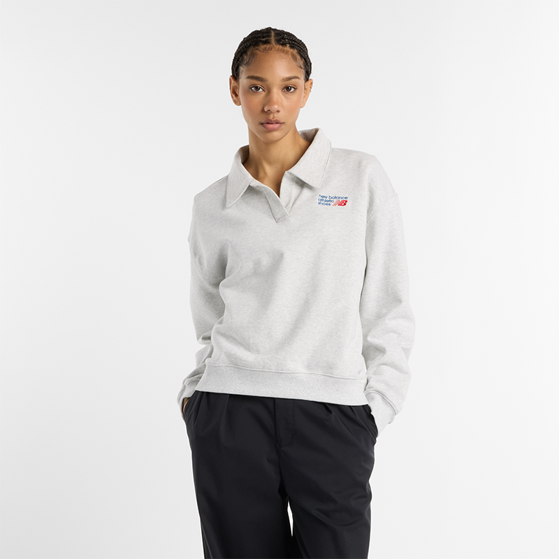 Bluza damska New Balance WT51513AHH - szara