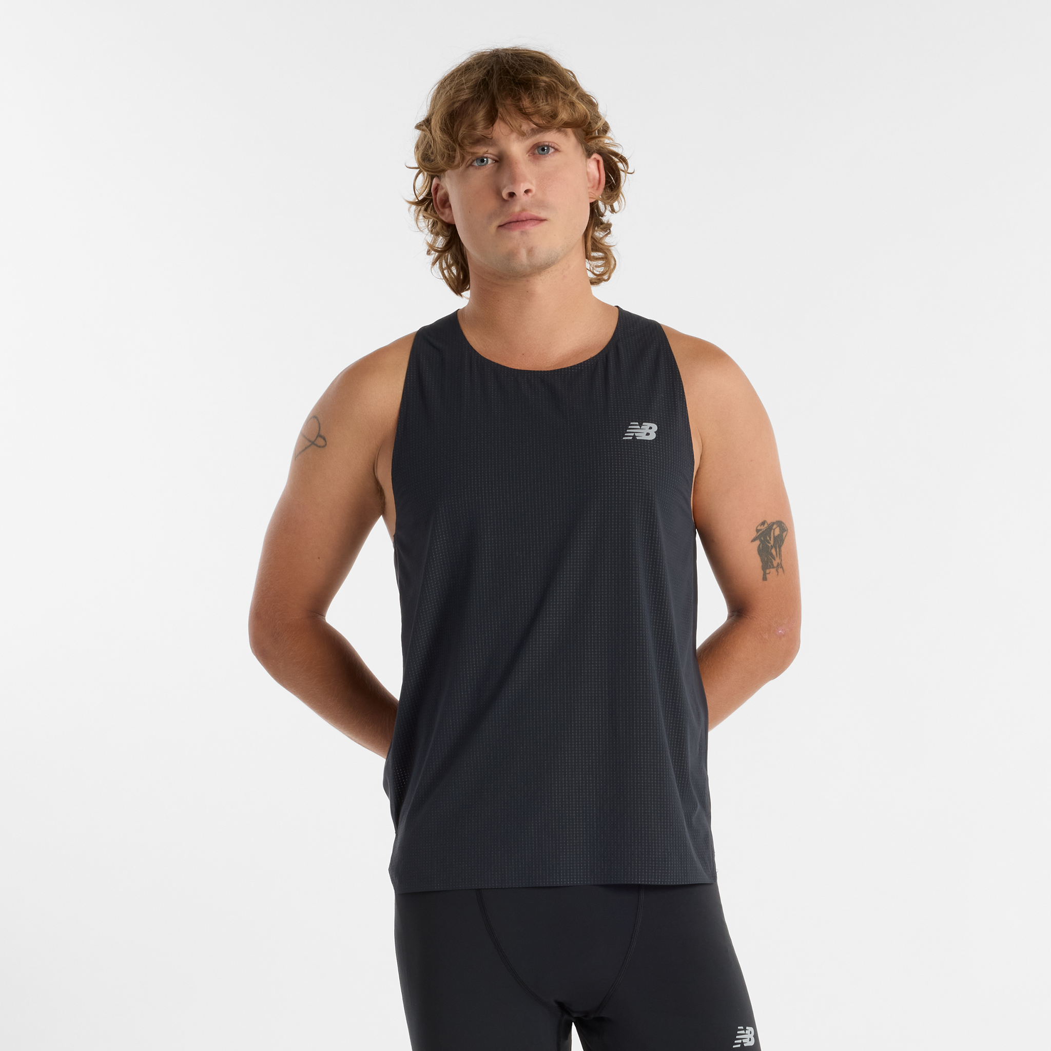 Koszulka męska New Balance MT51205BK - czarna