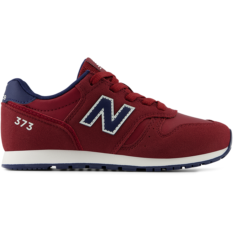 Buty dziecięce New Balance YC373VK2 - bordowe