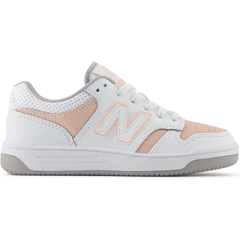 Buty dziecięce New Balance PSB480VP - białe
