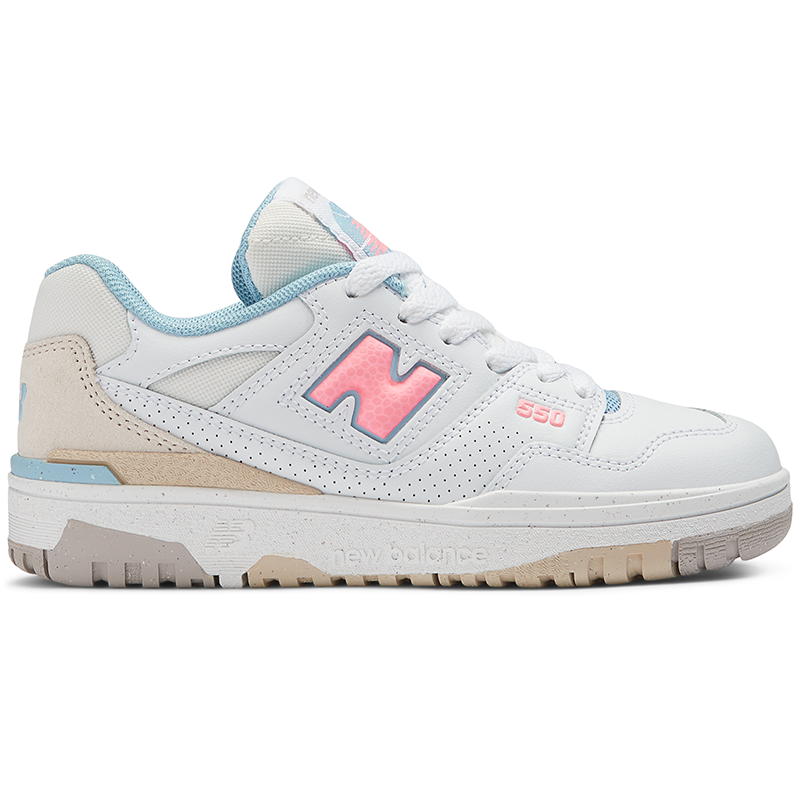 Buty dziecięce New Balance PSB550EP - białe