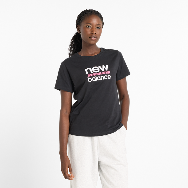 Koszulka damska New Balance WT51540BK - czarna