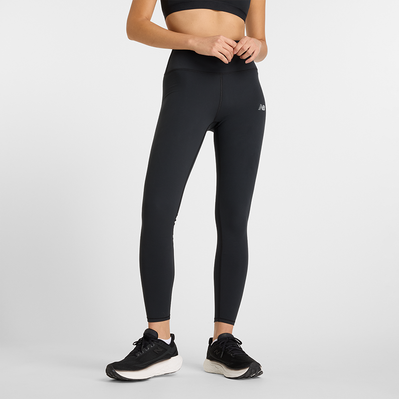 Legginsy damskie New Balance WP51126BK - czarne