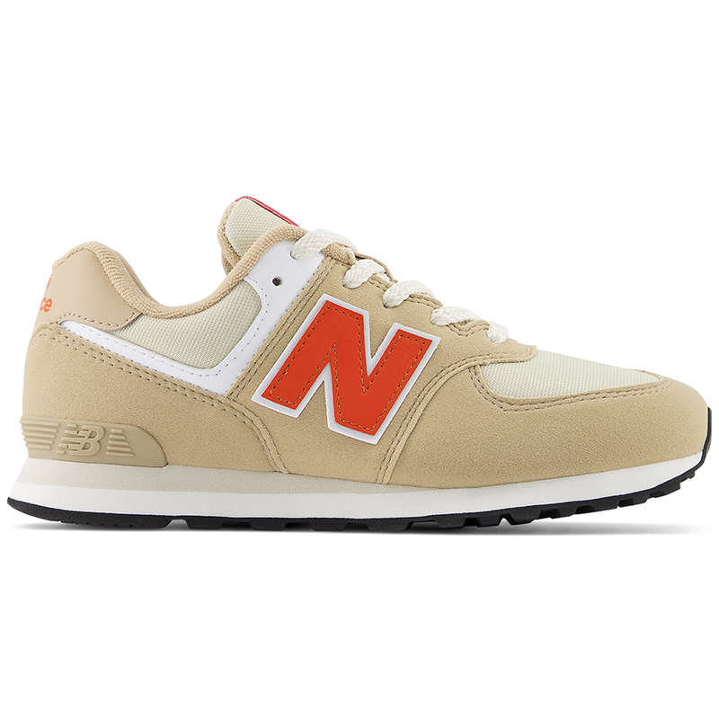 Buty dziecięce New Balance GC574HBO - beżowe