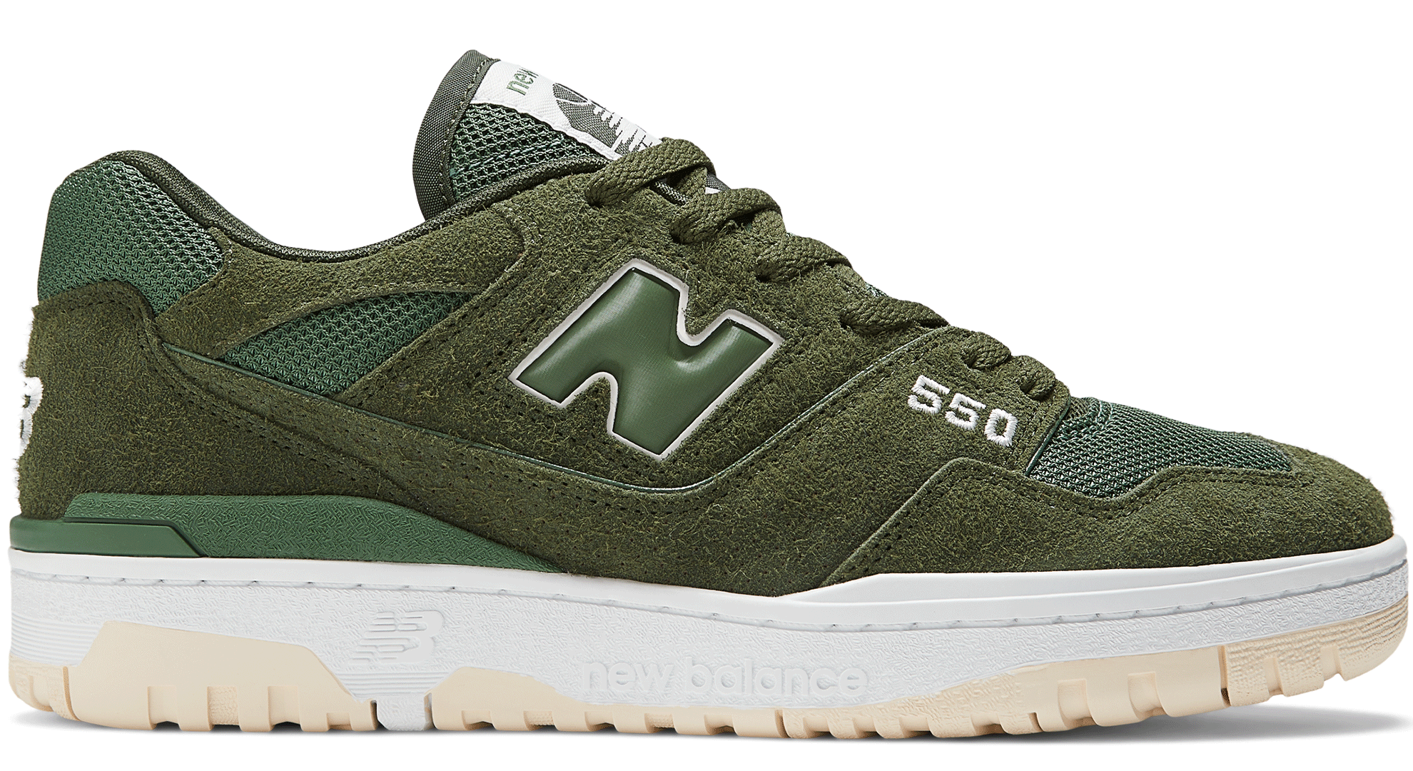 Buty męskie New Balance BB550PHB – zielone 43 Standardowa (D) - 43 Standardowa (D)