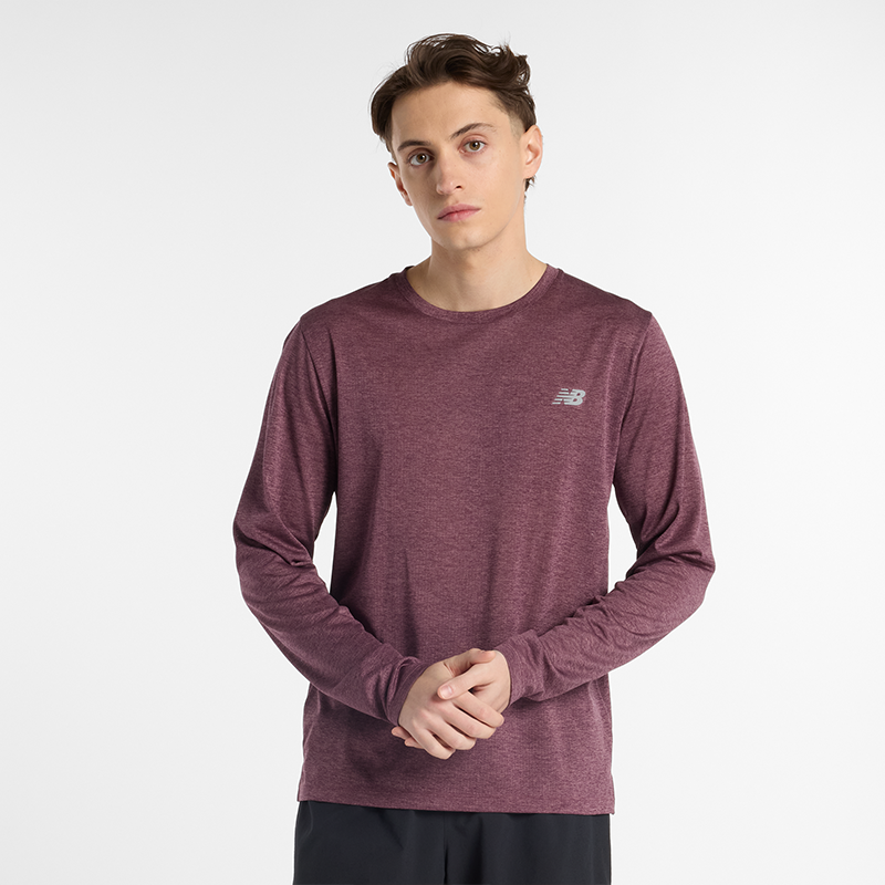 Koszulka męska New Balance MT41256FDP - fioletowa